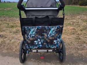 Lehtedega kangast Vankrikott või kandekott (suurem)