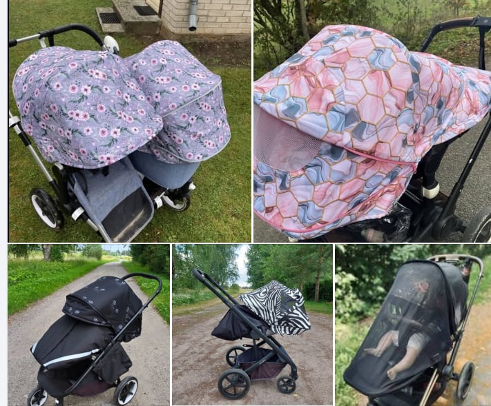 kaarvarjud, putukavõrk vankrile