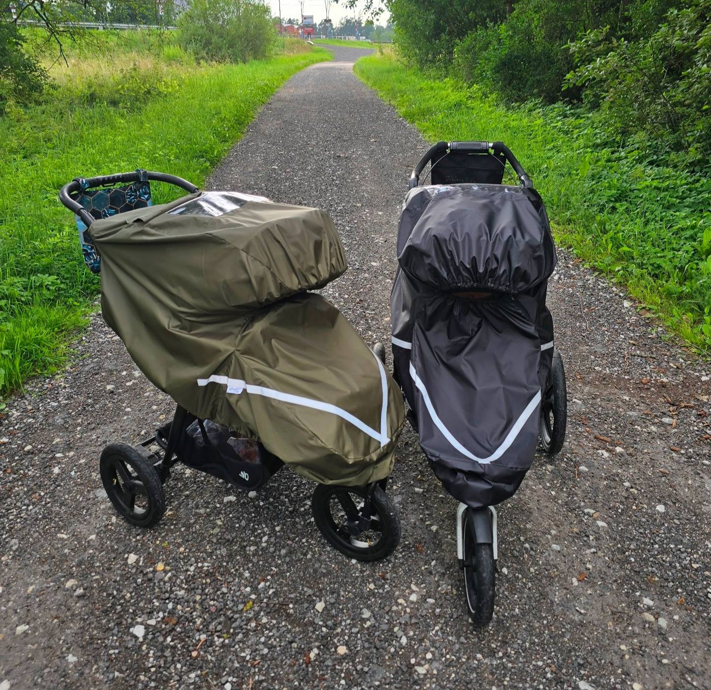 Piiluavaga vihmakile (oliiv), Thule UG3 ja Cybex Talosele. - Image 4