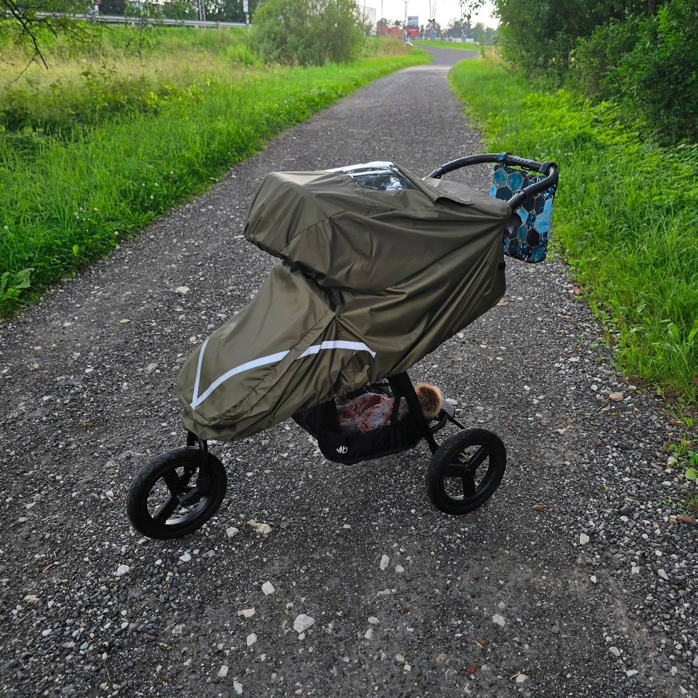 Piiluavaga vihmakile (oliiv), Thule UG3 ja Cybex Talosele. - Image 3