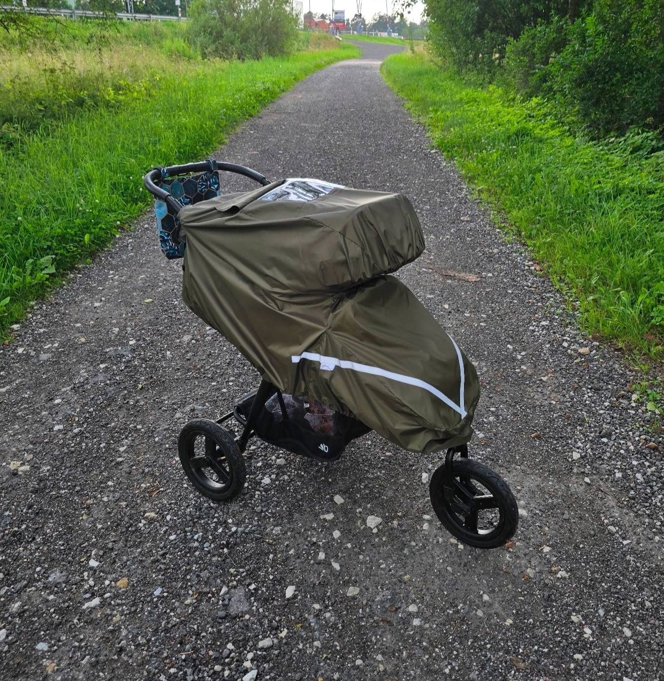Piiluavaga vihmakile (oliiv), Thule UG3 ja Cybex Talosele. - Image 2