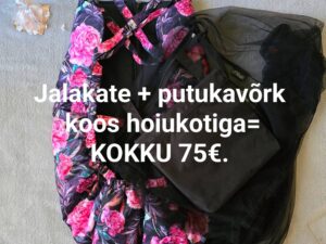 Pojengidega kangast jalakate koos putuvõrguga sooduspakkumine.